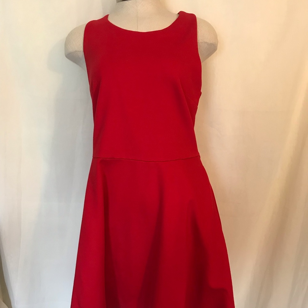 Francesca’s women’s red dress. Size Large NWTs